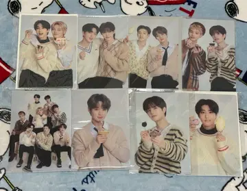 Stray Kids 훼미리마트 콜라보 클리어 파일 씰 트레이딩 카드