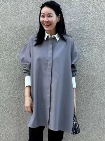 machatt 더블 크로스 바이 컬러 드레스