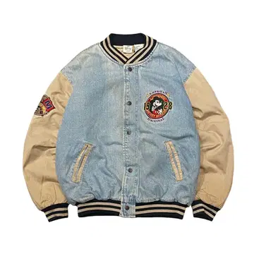 미키 마우스 데님 자켓 90s
