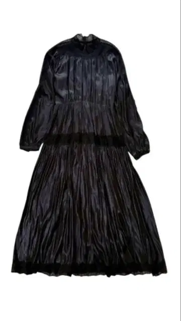 CELFORD 레이스 절개 개더 원피스