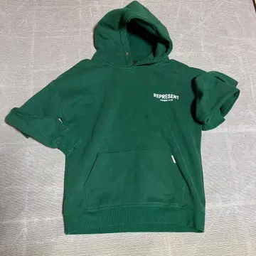 REPRESENT 그린 후드티