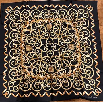 [ 새상품급 ] 마리끌레르 marie claire 실크 100% 스카프