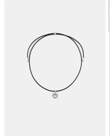 h'eres CETACEA LEATHER CHOKER NECKLACE