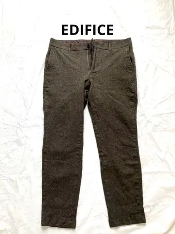 에디피스 다크 브라운 울 슬랙스 L