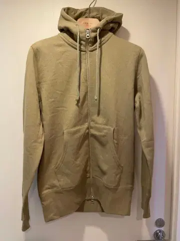 LOOPWHEELER 츠리 편직 하이 지퍼 후디