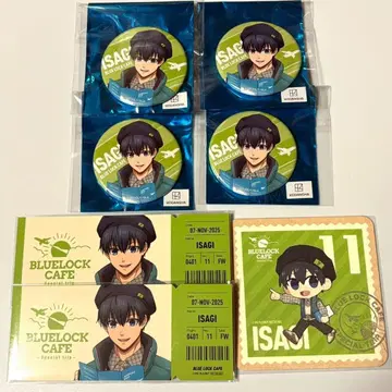 블루 록 이사기 special trip 캔뱃지 코스터