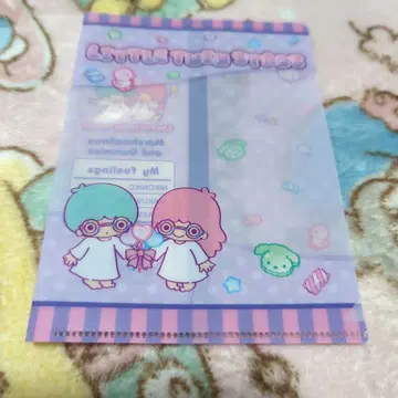 리틀트윈스타 캔 배지 클리어 파일 씰 외 8개 세트