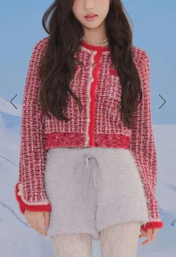 LILY BROWN x MARY QUANT 트위드 니트 자켓 완판