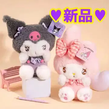 새상품 쿠로미 마스코트 홀더 키링 복슬복슬