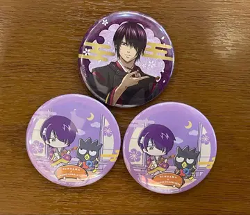 은혼 산리오 콜라보 타카스기 신스케 바츠마루 캔뱃지 3개