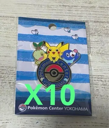 포켓몬 센터 요코하마 로고 핀즈 한정판 포켓몬 센터 10개