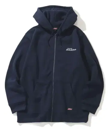 디키즈 지퍼 후드티 네이비