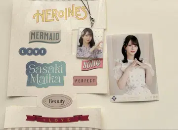사사키 마이카 이코러브 시크릿 미니 복권 브로마이드 스티커