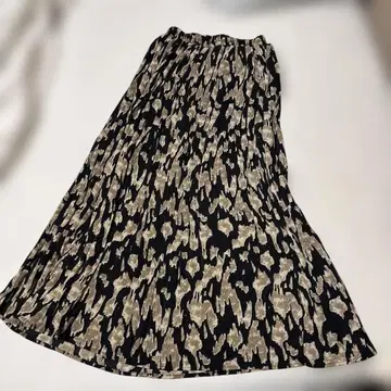 Bou jeloud 블랙 롱 스커트