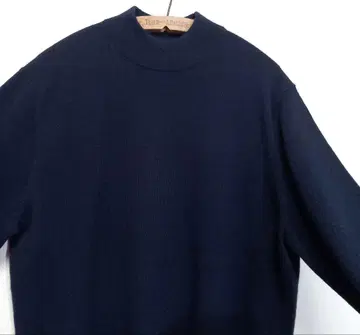 XL! 유니클로 캐시미어 모크넥 스웨터 네이비 니트 캐시미어 스웨터