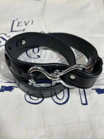 토리 가죽 벨트 블랙 32