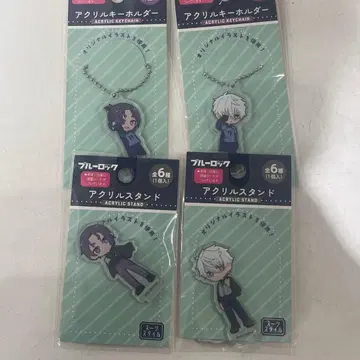 블루 록 다이소 나기 세이시로 미카게 레오 아크릴 스탠드 아크릴 키링
