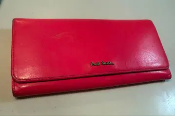 폴 스미스 핑크 가죽 장지갑