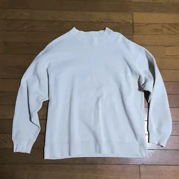 BEAMS 화이트 크루넥 트레이닝복 S