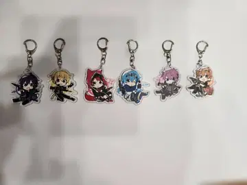 아크릴 키링 6개 세트