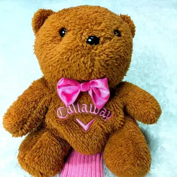 캘러웨이 골프 헤드커버 드라이버 핑크 자수 로고