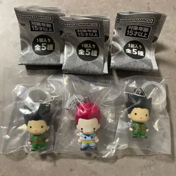 미사용 새상품 헌터헌터 메지루시 액세서리 곤 히소카 3세트