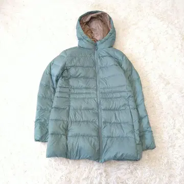 good day 이토요카도 후드 부착 다운 페더 자켓 S 민트
