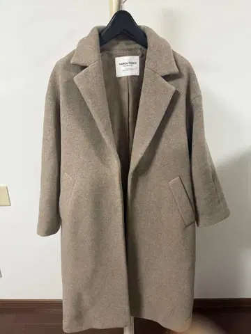 FAbRICA TESSUTI 베이지 체스터 코트