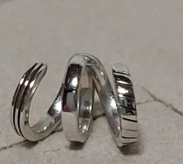 스타 주얼리 걸 실버 이어커프 에테 아가트