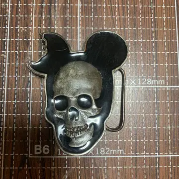 스컬 미키마우스 벨트 버클
