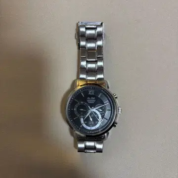 ALBA 크로노그래프 쿼츠 손목시계