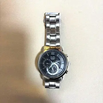 ALBA 크로노그래프 쿼츠 손목시계