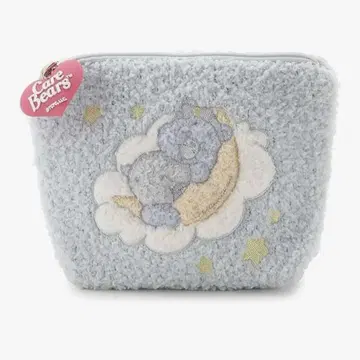 새상품 스나이델 홈 Care Bears 케어베어 니트 파우치 LBLU