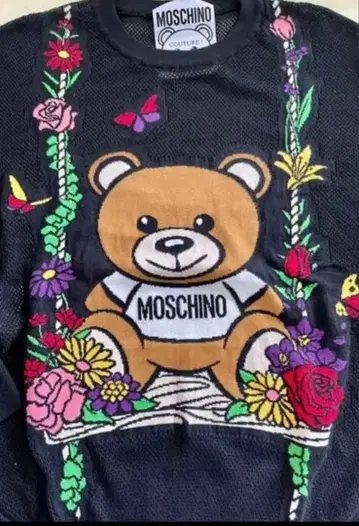 MOSCHINO 베어 니트