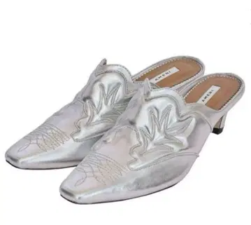 EDGY WESTERN MULE 아메리 빈티지 실버