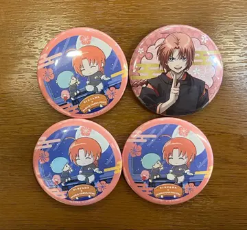 은혼 산리오 카무이 캔뱃지 키키라라 4세트