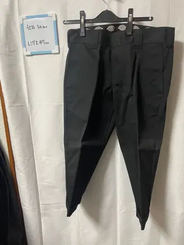Dickies 블랙 워크 팬츠 30 크롭 멕시코 산