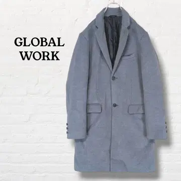 글로벌 워크 기모 체스터 코트 [ L ] 그레이