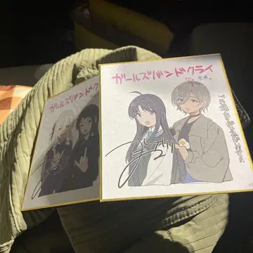 걸즈밴드클라이 후편 입장자 특전 미니 색지 2주차 극장판