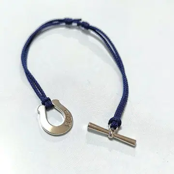 코드 팔찌 호스슈 공감 오브 서울 실버 925 네이비