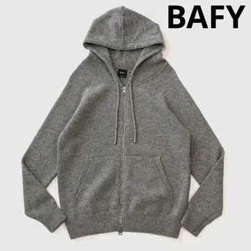 [별주] BAFY x BEAMS F 바피 울 지퍼 니트 후드티