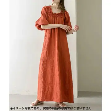 [ mystic ] 반팔 롱 원피스