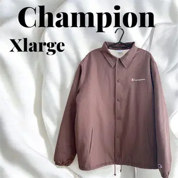 Champion X-LARGE 브라운 나일론 자켓