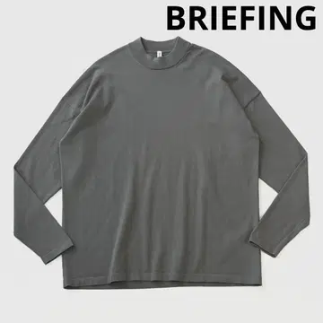 BRIEFING 브리핑 코튼 스트레치 모크넥 니트