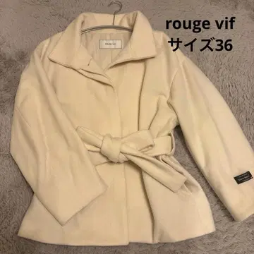 Rouge vif 루즈비프 울 숏코트 36