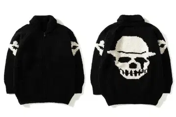 MacMahon Knitting Mills 카우친 가디건 스컬