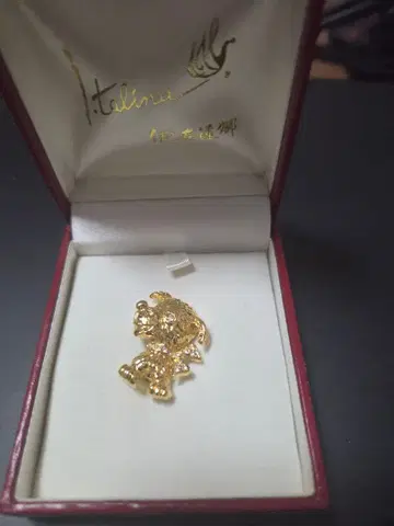 H. Tellina 소형견 모티브 브로치