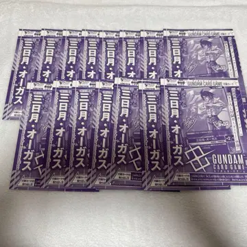 V 점프 12월호 부록 건담 카드 게임 초승달 오거스 15장