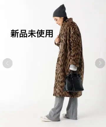 AP STUDIO SCENTOF 레오파드 코트