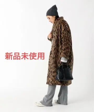 AP STUDIO SCENTOF 레오파드 코트